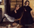 Henri De Gas und seine Neice Lucie Degas Edgar Degas